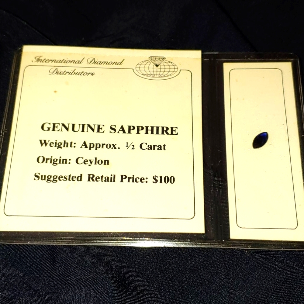 1/2 carat Sapphire